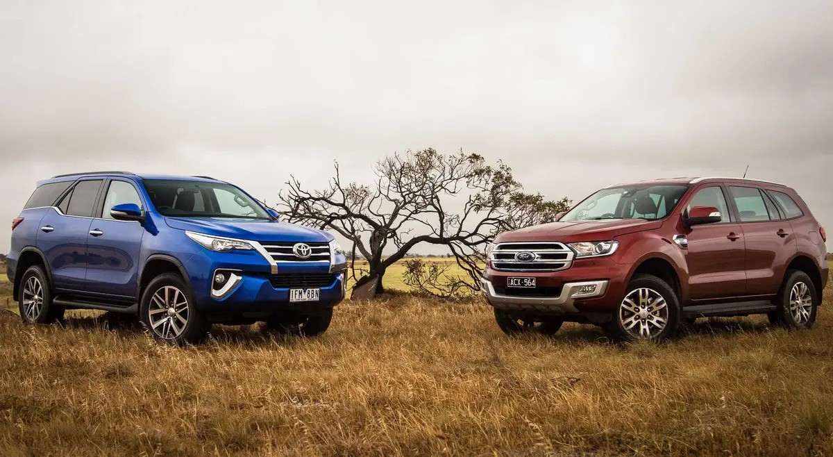 Toyota Fortuner và Ford Everest.