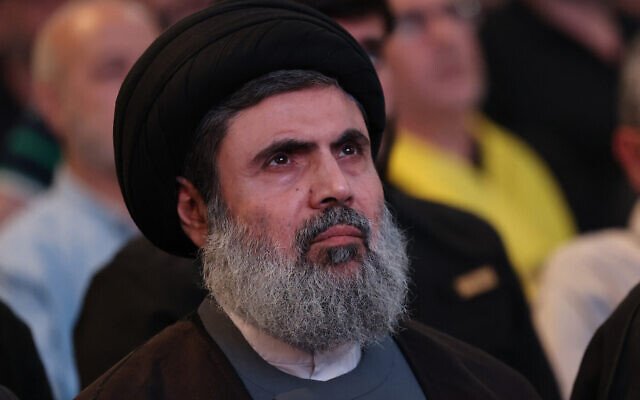 Hashem Safieddine, người đứng đầu hội đồng điều hành của Hezbollah. Ảnh: AFP.