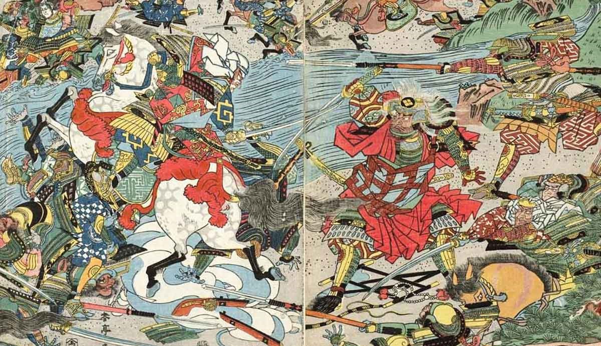 Tranh vẽ thời kỳ Sengoku loạn lạc (ảnh: History)