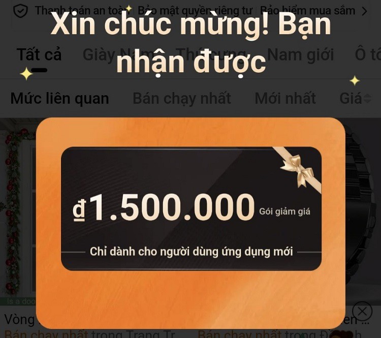 Để thu hút người dùng tham gia sàn thương mại điện tử mới này, Temu đã tung ra nhiều ưu đãi lớn dành cho người dùng mới.