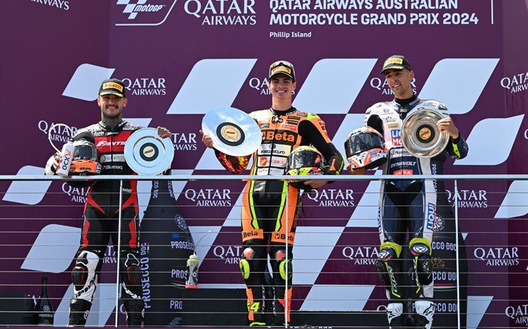 Podium Moto2 tại Phillip Island