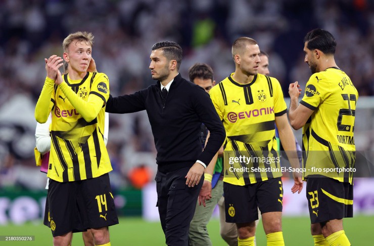 HLV Nuri Sahin mắc sai lầm khiến Dortmund ôm hận