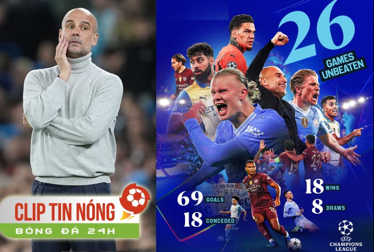 Man City thắng "5 sao", thiết lập kỷ lục bất bại mới ở Cúp C1 (Clip tin nóng) - 1