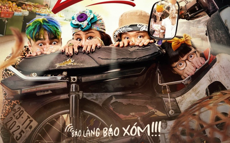 First Look Poster của "Bộ tứ báo thủ" cho thấy đây sẽ là bộ phim hài. Ảnh: FBNV&nbsp;