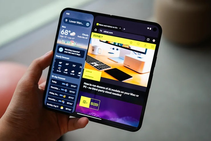 Khả năng đa nhiệm là điều không thể bàn cãi của smartphone màn hình gập.