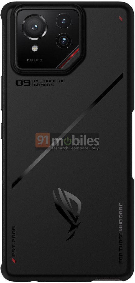 Ảnh kết xuất Asus ROG Phone 9 Pro.