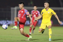 Video bóng đá TP.HCM - Quảng Nam: Xà ngang và cột dọc cứu thua (V-League)