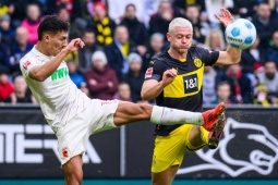 Video bóng đá Augsburg - Dortmund: Kéo dài nỗi đau sân khách (Bundesliga)