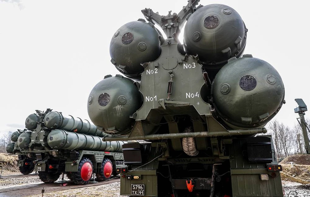 Hệ thống phòng không S-400 của Nga. Ảnh:Vitaly Nevar/TASS