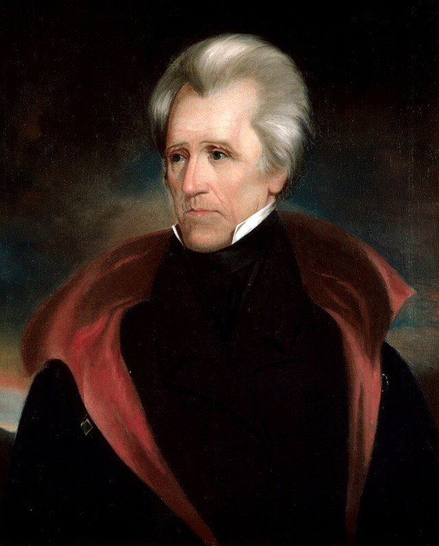 Chân dung ông Andrew Jackson, tổng thống thứ 7 của Mỹ (giai đoạn 1825-1829). Ảnh: Wikipedia