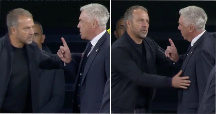 Ancelotti phàn nàn với Hansi Flick về màn ăn mừng của trợ lí HLV Barca