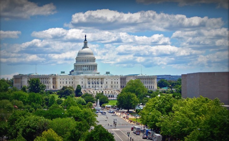 Capitol Hill là nơi đặt trụ sở của Quốc hội, cơ quan lập pháp của chính phủ liên bang Mỹ. Ảnh: Flickr