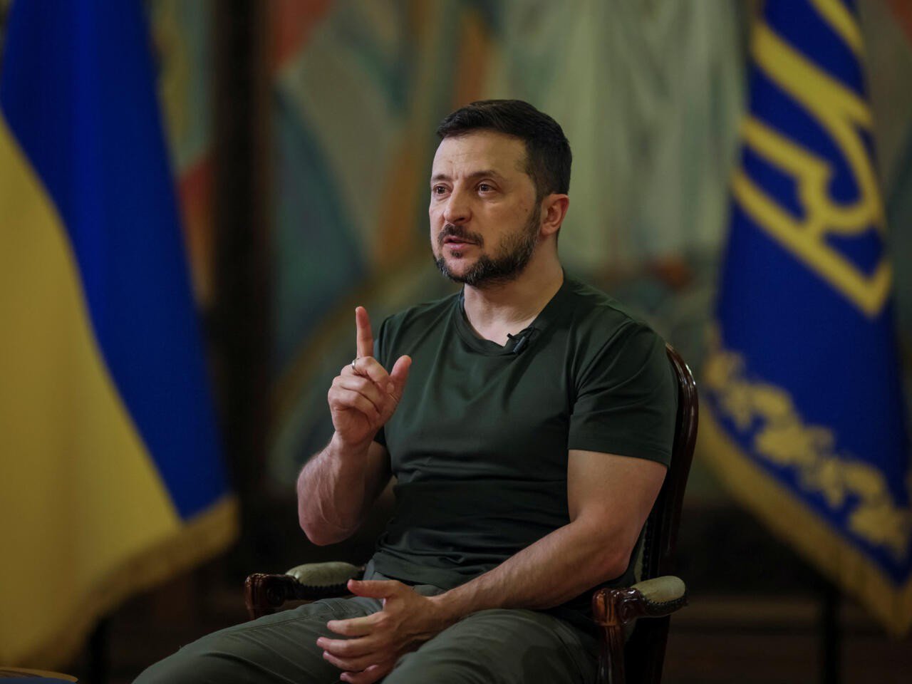 Tổng thống Ukraine Volodymyr Zelensky&nbsp;(ảnh: Reuters)