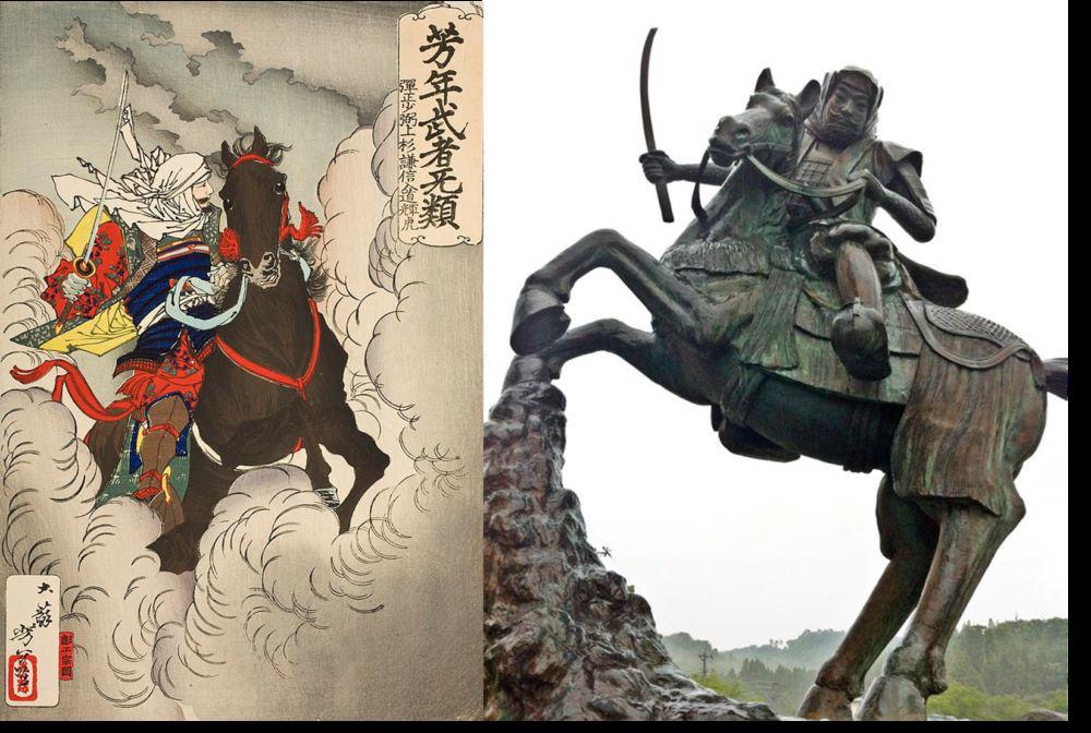 Uesugi Kenshin – đối thủ của lãnh chúa Nobunaga (ảnh: Japan Guide)