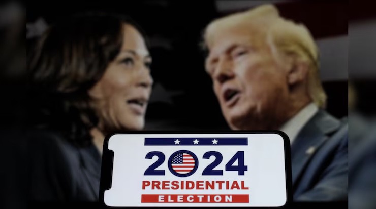 Cựu Tổng thống Mỹ Donald Trump (phải) đối đầu với Phó Tổng thống Kamala Harris trong cuộc bầu cử sắp diễn ra vào ngày 5/11. Ảnh: Shutterstock.