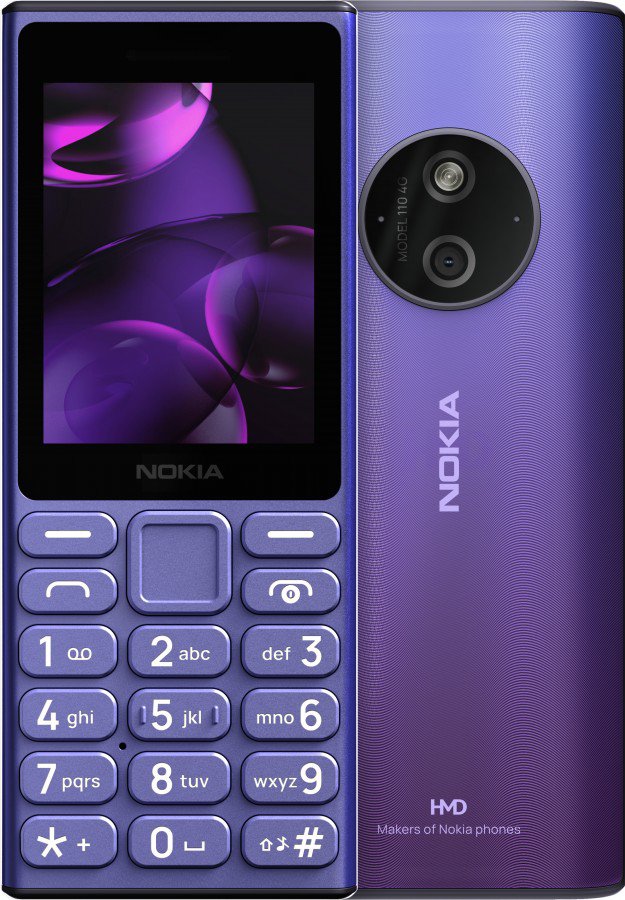 2 màu của Nokia 110 4G (2024).