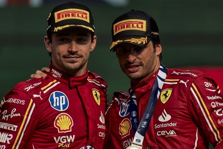 Ferrari có hai tay đua trên podium chặng thứ 2 liên tiếp