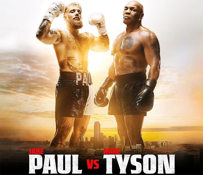 Cuộc so găng của Mike Tyson và Jake Paul diễn ra trên sân AT&amp;T, Arlington, Texas, giữa tháng 11.