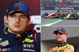 Siêu sao đua xe F1 Verstappen bị chê trách sau vụ va chạm