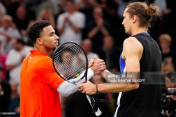 Video tennis Zverev - Arthur Fils: 3 set kịch tính, đoạt vé tứ kết (Paris Masters)