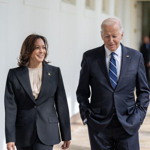 Tổng thống Mỹ Joe Biden và Phó tổng thống Kamala Harris. Ảnh: Facebook