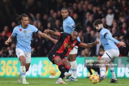 Trực tiếp bóng đá Bournemouth - Man City: Nỗ lực không thành (Ngoại hạng Anh) (Hết giờ)