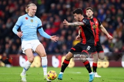 Video bóng đá Bournemouth - Man City: Chiến thắng gây sốc, Haaland vô duyên (Ngoại hạng Anh)