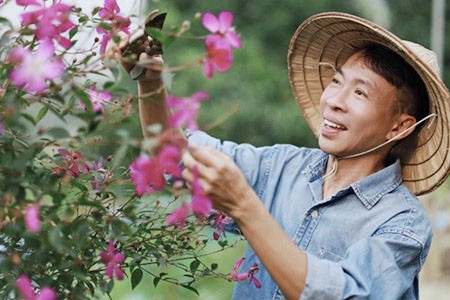 Anh chọn lối sống này vì cảm thấy bình yên sau những sóng gió.