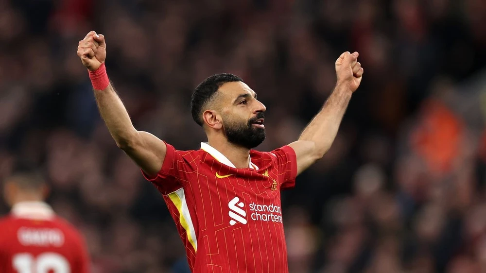 Salah gửi thông điệp bí ẩn, như lời chia tay Liverpool. ẢNH: GETTY