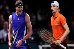 Video tennis Zverev - Humbert: 2 set tốc hành, đăng quang xứng đáng (Chung kết Paris Masters)