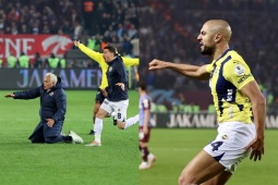 Mourinho ăn mừng khiến fan "bò ra cười", cựu sao MU giúp Fenerbahce thắng nghẹt thở