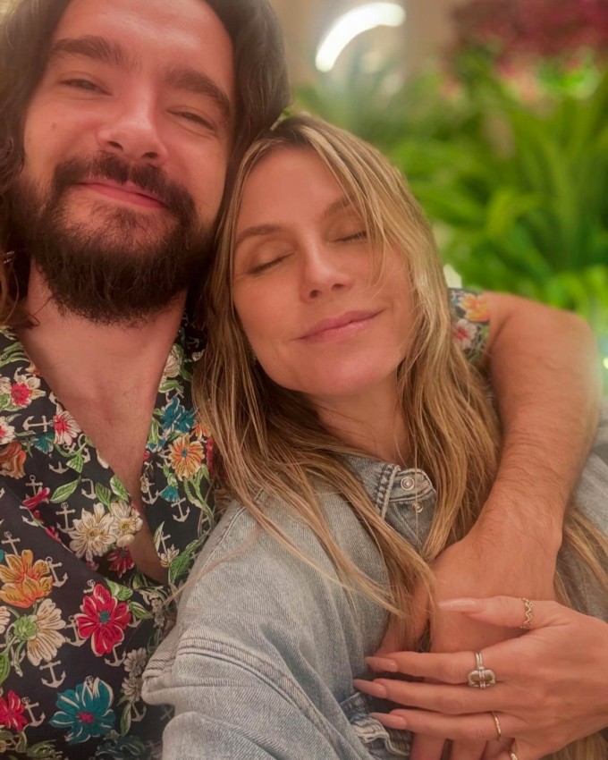 Heidi Klum và chồng, Tom Kaulitz. Ảnh: Instagram Heidi Klum