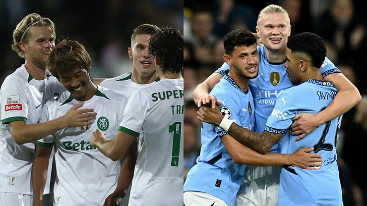 Sporting đang có phong độ rất cao trong khi Man City vừa thua liền 2 trận