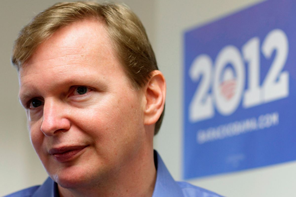 Ông Jim Messina, quản lý chiến dịch tranh cử năm 2012 của Tổng thống Mỹ Barack Obama. Ảnh: Reuters