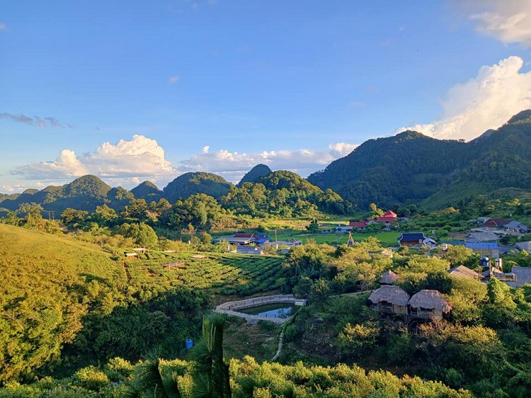 Toàn cảnh khu homestay của A Páo. (Ảnh: A Páo).