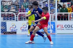 Video futsal Việt Nam - Thái Lan: Công Viên lập cú đúp, ngược dòng ấn tượng (Futsal Đông Nam Á)