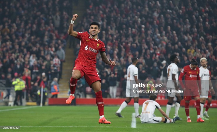 Luis Diaz lập hat-trick giúp Liverpool đại thắng