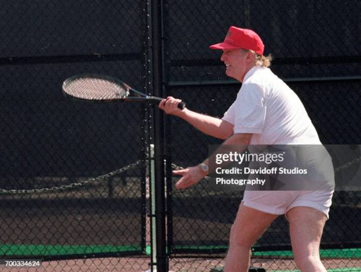 Ông Trump từng rất mê tennis