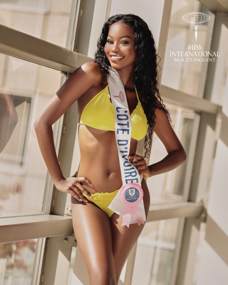 Miss International Côte D’Ivoire (Bờ Biển Ngà) Nadine Maulani Konan.