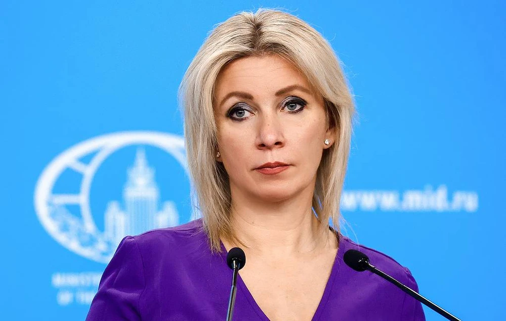 Phát ngôn viên Bộ Ngoại giao Nga Maria Zakharova. Ảnh: TASS