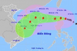 Bão Yinxing mạnh lên cấp 15, hướng vào Biển Đông