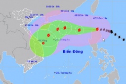 Bão Yinxing có cường độ mạnh, diễn biến phức tạp, rất nguy hiểm