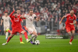 Video bóng đá Bayern Munich - Benfica: Harry Kane ghi dấu ấn (Cúp C1)