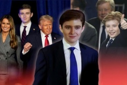 Chiều cao và phong thái vượt trội của Barron Trump - con trai út ông Donald Trump