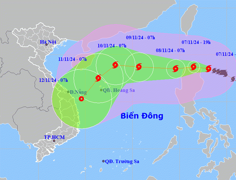 Bão Yinxing (số 7) mạnh sắp vào Biển Đông: Yêu cầu ứng phó khẩn cấp