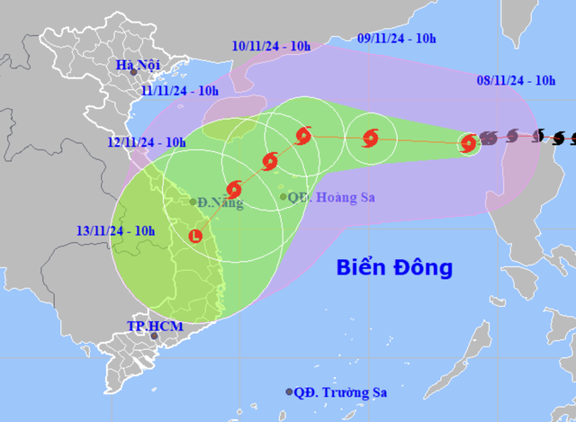 Cảnh báo bão số 7: 4 sân bay cần đề phòng diễn biến bất thường