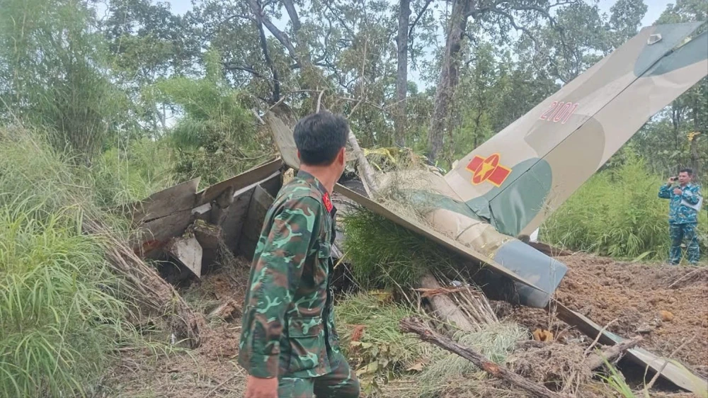 Máy bay YAK-130 rơi tại Vườn quốc gia Yok Đôn, lực lượng chức năng đã xác định được vị trí