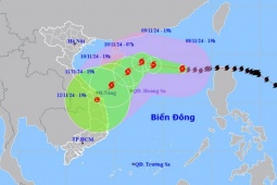 Bão số 7 đang mạnh cấp 14, giật cấp 17, liên tục chuyển hướng