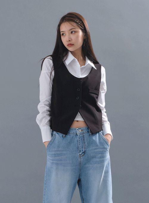 Thử qua 6 cách mặc quần jeans và vest này suốt mùa Thu/Đông, đi làm hay đi chơi bạn bè đều khen đẹp - 6