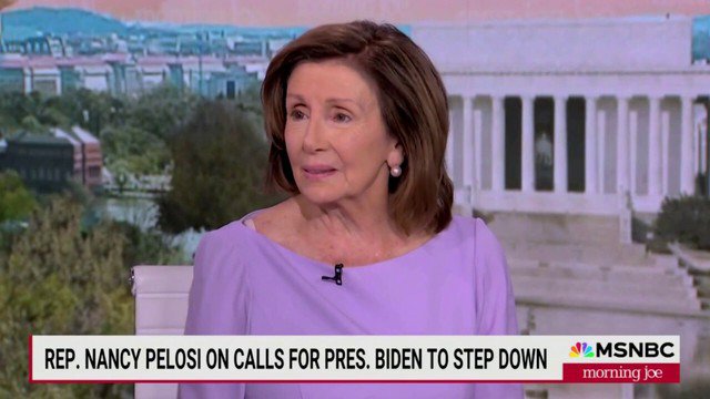 Cựu Chủ tịch Hạ viện Mỹ Nancy Pelosi. Ảnh: MSNBC